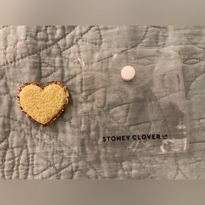Stoney Clover Lane Banana Mini Glitter Varsity Heart Patch